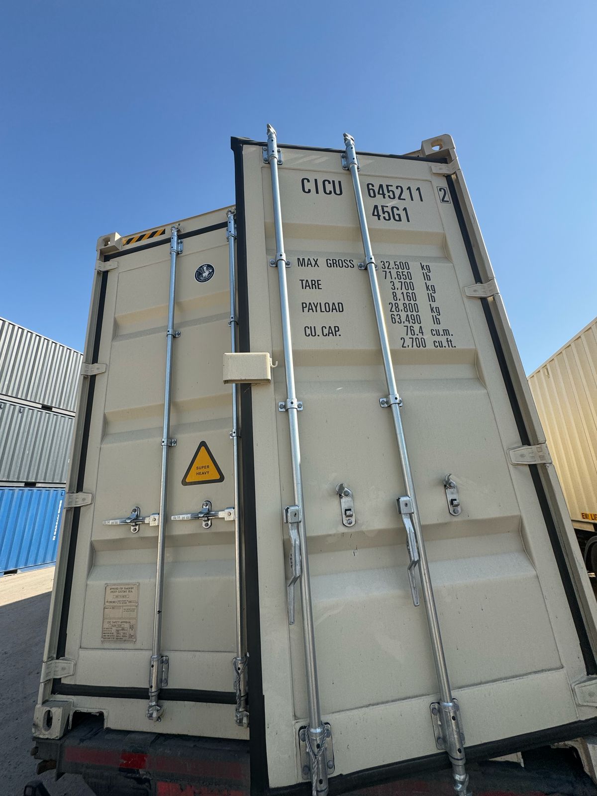 Морской контейнер CICU6452112